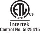 ETL Listed certification mark