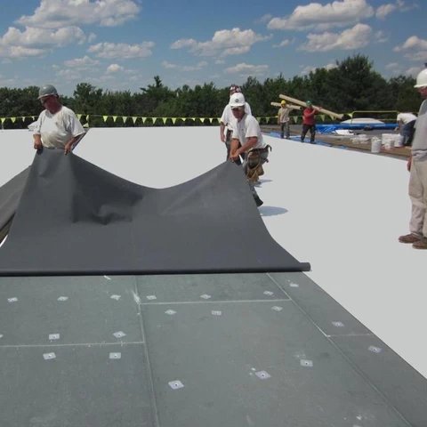 Asphalt Coated Underlayment — installation on roof